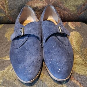 DV by Dolce Vita retro blue suede shoes flats women's size 8